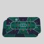 Waterproof Texas Poker Mat - Custom Rubber Playmat, Linkway