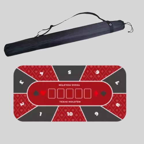 Custom Poker Table Mat - Rubber, Logo Printing, 1.8m