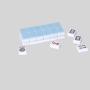 American Mahjong Tiles Set - Fully Engraved Magnetic Mahjongg Blue