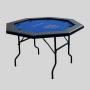 Octagonal Poker Table, Folding Metal Legs, Cheap MDF Poker Table