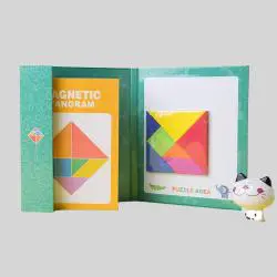 Creative Magnetic EVA Tangram Puzzle - Brain Training