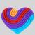 10. Heart Mixed color