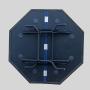 Octagonal Poker Table, Folding Metal Legs, Cheap MDF Poker Table