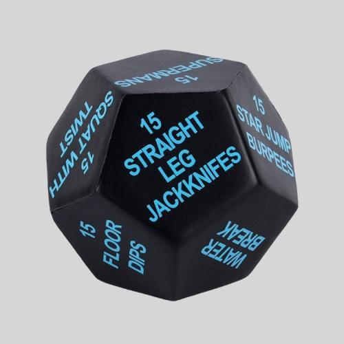 Fitness Dice PU Foam Slow Rebound Dice
