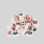 Mini American Mahjong Set - 166pcs Ivory Melamine Tiles