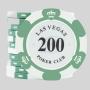 Crown Texas Hold'em Mahjong Clay Chips Set with Aluminum Case