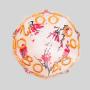 7Pcs White Plum Blossom Dice Resin Polyhedral Dice Set