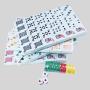 Custom 36mm Green Ivory Mahjong Tiles Set - Poker Rummy Game Cards