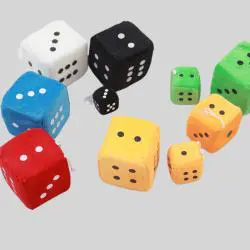 Cartoon Plush Dice Toys Wholesale Cute Gift