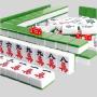 American Mini Mahjong Tiles Game Set Travel Outdoor Party