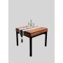 Automatic Folding Mahjong Table - Silent Wheels, Metal Frame