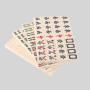 Travel Mini Mahjong Tiles Set - 24/26/28/30mm Bicolor