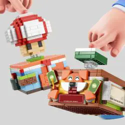 Stress Relief Mushroom Mahjong Block Set - DIY Building Toys Gift