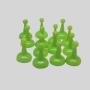 Multicolor Plastic Pawns Board Game Accessories