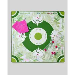 Olive Rose Poker Mahjong Table Mat - Gaming Mat