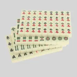 Mini American Mahjong Game Set - 144pcs Travel Mahjong Tiles