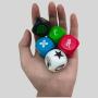 Custom Wooden Hex Dice - 3/4/5/6cm, Logo Printing, Fun Toys