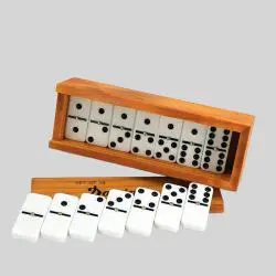 Double Nine Domino Game - Plastic Chess & Card Set