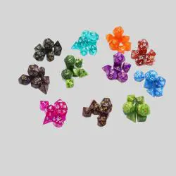 ATQ Dice Set - 10MM RPG Dice D4 D6 D8 D10 D12 D20