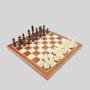 Heavy Wooden Chess King Pieces - Tournament Grade
