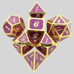 Metal Dice Set - Tabletop Games & Party Props