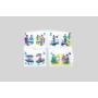 Acrylic Mahjong Tiles Set - Travel Holiday Party Game