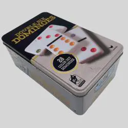 Custom Domino Tin Box Set - Double Twelve