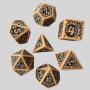 Acrylic Polyhedral Dice Set - 7 Pcs D&D Gaming