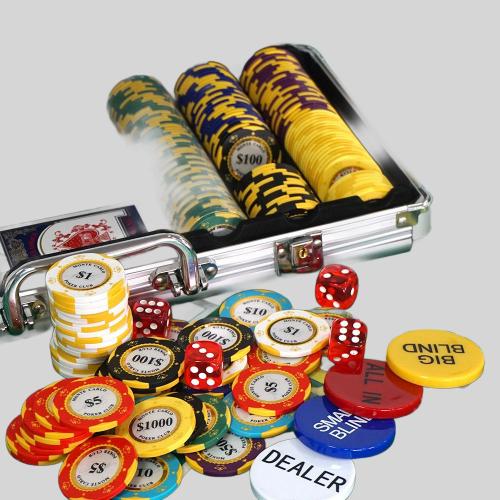 300 Chip Poker Set - Casino Accessories Monte Carlo