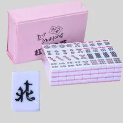 Travel Mahjong Set - 144pcs Mini Game for Adults