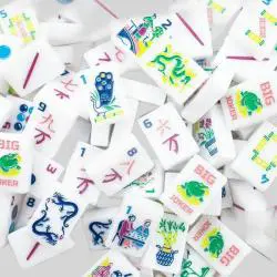 Custom American Mahjong Tiles - Engraved Spring Mahjongg Pieces