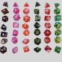 7 Dice Set DND RPG with Bag - D4 D6 D8 D10 D12 D20