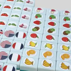 Custom Blue Flag Mahjong - Wholesale USA/Europe