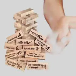 Couple Stacking Tower Game - Valentine's Day Gift