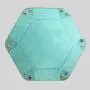 Hexagonal Dice Tray Storage Box - PU Leather Velvet Hexagonal Dice Tray Storage Box - PU Leather Velvet