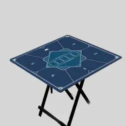 Luxury Square Non-Slip Poker Game Mat - Beecomely