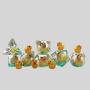 Custom DND Dice Set - 7pcs Resin Soft Edge Duck Dice