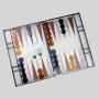 Luxury Folding Acrylic Backgammon Set - Travel Game