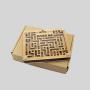 Double Side Maze Puzzle Balance Ball Game