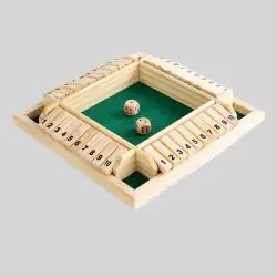 Shut The Box Dice Game - Family Party Club Game