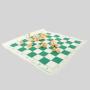 Portable Plastic Chess & Checkers Set