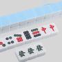 42mm Ivory Custom Mahjong Tiles Travel Case