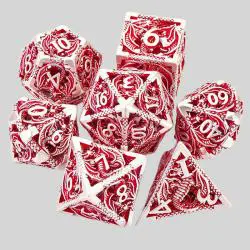DND Dragon Polyhedral Dice Box - Luxury Metal Dice