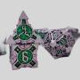 Metal D&D Dice Set - Dragon Dice with Pouch