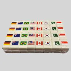 Custom Travel Mahjong Set - Singapore, Japan, Taiwan Tiles