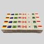 Custom Travel Mahjong Set - Singapore, Japan, Taiwan Tiles