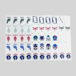 Custom Colorful Acrylic Mahjong Tiles Set - Modern Handmade Game Set