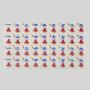 Custom Digital Mahjong Tiles - 144pcs, Born Good, 34x26x19mm