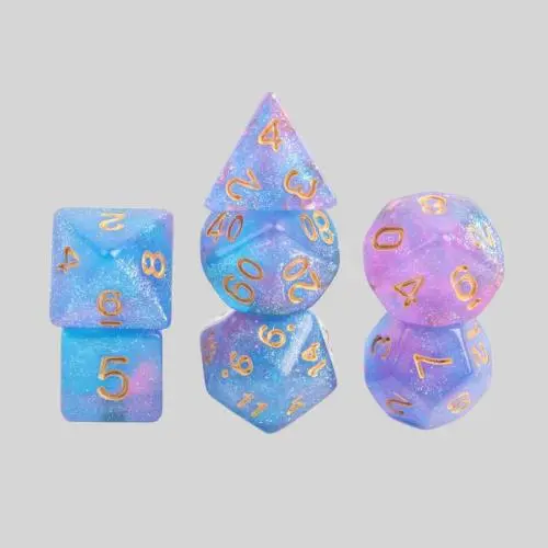 Custom Colorful Dice Set - Acrylic D6 D20 Gift Dice