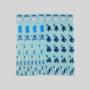 High-End Mint Green Acrylic Mahjong Set with Racks
